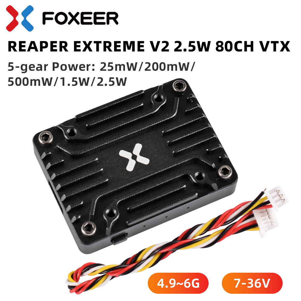 Émetteur vidéo haute puissance - Foxeer Reaper Extreme 2.5W Vtx avis et prix